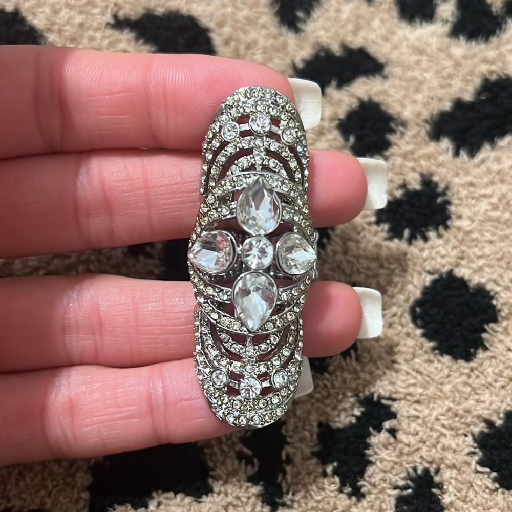 Rhinestone ring - Picture 2 of 4